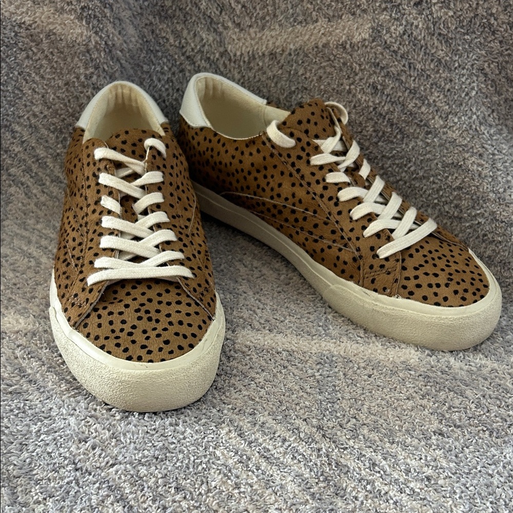 Madewell Sidewalk Low-top sneaker in Spotted Calf Hair